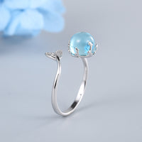 Mermaid Wave Sterling Silver Ring